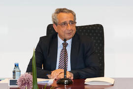 José Ángel Narváez. Homenaje al personal que cumple 25 años de servicio en la UMA. Paraninfo. Junio 2016