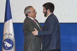 Toma de posesión de Daniel Navas Carrillo como profesor titular del Área de Urbanística y Ordenación del Territorio de la Universidad de Málaga. Toma de posesión de nuevos catedráticos y profesores titulares de la Universidad de Málaga. Paraninfo. Noviembre de 2023
