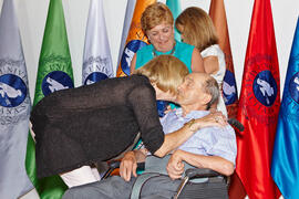 Homenaje al personal que cumple 25 años al servicio de la Universidad de Málaga y al personal jubilado. Paraninfo. Julio de 2013