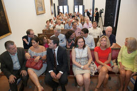 Asistentes. Conferencia de Francisco De la Torre: "Económicas y Málaga. Una historia de éxito". Sociedad Económica Amigos del País. Julio de 2015