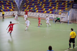 Partido Rusia contra Bielorrusia. 14º Campeonato del Mundo Universitario de Fútbol Sala 2014 (FUTSAL). Antequera. Julio de 2014
