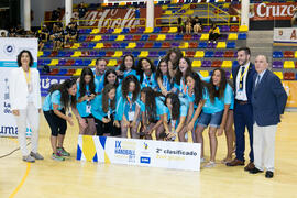 Universidad de Aveiro segunda clasificada en la categoría femenina. Campeonato Europeo Universitario de Balonmano. Antequera. Julio de 2017
