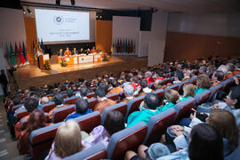 Apertura del Curso Académico 2016/2017 de la Universidad de Málaga. Salón de actos de la Escuela de Ingenierías Industriales. Septiembre de 2016