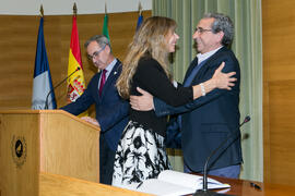 Toma de posesión de Francisca Rius Díaz como nueva catedrática de Salud Pública y Psiquiatría de la Universidad de Málaga. Edificio del Rectorado. Marzo de 2017