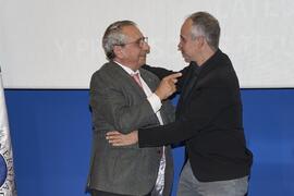 Toma de posesión de Francisco Javier Castellano Pulido como profesor titular del Área de Proyectos Arquitectónicos de la Universidad de Málaga. Toma de posesión de nuevos catedráticos y profesores titulares de la Universidad de Málaga. Paraninfo. Noviembre de 2023