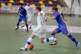 Partido Tailandia contra República Checa. 14º Campeonato del Mundo Universitario de Fútbol Sala 2014 (FUTSAL). Antequera. Julio de 2014