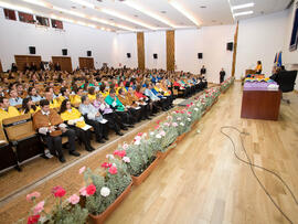Investidura de nuevos doctores por la Universidad de Málaga 2010. Paraninfo. Enero de 2010