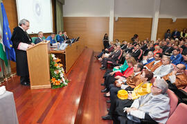 Investidura como Doctor "Honoris Causa" de Hans-Dieter Wienberg por la Facultad de Ciencias de la Universidad de Málaga. Rectorado. Mayo de 2016