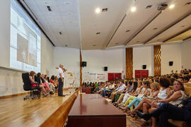 Acto de bienvenida a los alumnos de primer curso de Económicas. Paraninfo. Septiembre de 2014