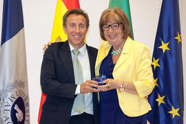 Homenaje al personal que cumple 25 años al servicio de la Universidad de Málaga y personal jubilado. Paraninfo. Julio de 2014