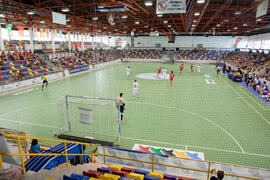 Partido Irán contra Rusia. 14º Campeonato del Mundo Universitario de Fútbol Sala 2014 (FUTSAL). Antequera. Julio de 2014
