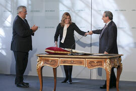Toma de posesión de D. José Ángel Narváez Bueno como Rector de la Universidad de Málaga. Palacio de San Telmo, Sevilla. Enero de 2016