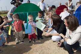 Inauguración del "Bosque del Conocimiento" en el Campus de Teatinos de la Universidad de Málaga. Junio de 2010