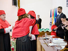Investidura de nuevos doctores por la Universidad de Málaga 2010. Paraninfo. Enero de 2010