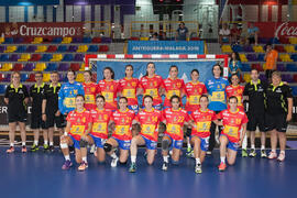 Selección española. Categoría femenina. Campeonato del Mundo Universitario de Balonmano. Antequera. Junio de 2016