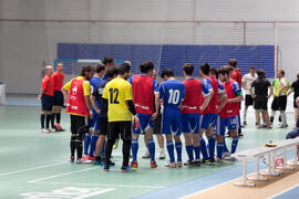 Partido Alemania contra Israel. 14º Campeonato del Mundo Universitario de Fútbol Sala 2014 (FUTSAL). Antequera. Julio de 2014