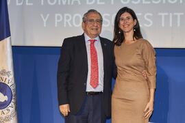Toma de posesión de Laura López Romero como profesora titular del Área de Periodismo de la Universidad de Málaga. Paraninfo. Diciembre de 2022