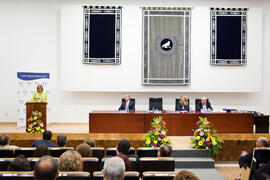 Homenaje a los jubilados y al personal que cumple 25 años de servicio en la UMA. Paraninfo. Mayo 2015