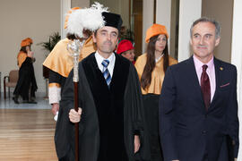 Investidura como Doctor "Honoris Causa" de Manuel Molina Lozano por la Facultad de Turismo de la Universidad de Málaga. Rectorado. Abril 2016