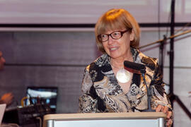 María Teresa Prieto. Acto en la cena del 3º Congreso Internacional de Actividad Físico-Deportiva para Mayores de la Universidad de Málaga. Hotel Barceló Málaga. Marzo de 2009