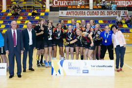 Universidad de Colonia primera clasificada en la categoría femenina. Campeonato Europeo Universitario de Balonmano. Antequera. Julio de 2017