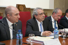 José Ángel Narváez en la clausura del 50 Aniversario de la Facultad de Económicas. Facultad de Ciencias Económicas y Empresariales. Marzo de 2016