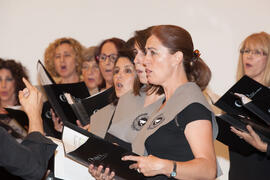 Coro Oficial de la Universidad de Málaga. Homenaje al personal que cumple 25 años de servicio en la UMA o jubilado. Paraninfo. Junio 2016