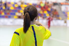 Partido Irán contra Bielorrusia. 14º Campeonato del Mundo Universitario de Fútbol Sala 2014 (FUTSAL). Antequera. Julio de 2014