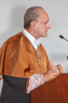 Francisco de la Torre. Acto Conmemorativo de los 40 años de la Universidad de Málaga. Escuela Técnica Superior de Ingeniería Informática. Diciembre de 2012