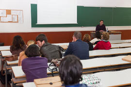 Congreso de deporte del 5º Congreso Internacional de actividad físico-deportiva para mayores de la Universidad de Málaga en la E.T.S.I . Marzo de 2013