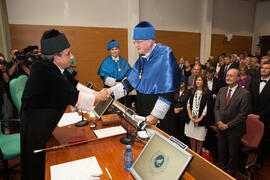 Investidura como Doctor "Honoris Causa" de Hans-Dieter Wienberg por la Facultad de Ciencias de la Universidad de Málaga. Rectorado. Mayo de 2016