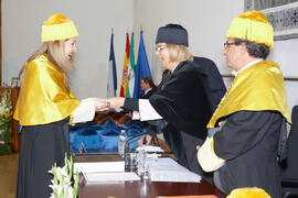 Investidura de nuevos doctores por la Universidad de Málaga. Paraninfo. Febrero de 2012
