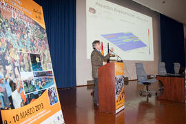 Congreso de deporte del 5º Congreso Internacional de actividad físico-deportiva para mayores de la Universidad de Málaga en la E.T.S.I . Marzo de 2013