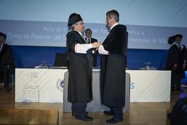 Toma de posesión del Rector de la Universidad de Málaga. Paraninfo. Marzo de 2024