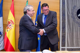 Toma de Posesión de José Jiménez Jiménez como nuevo Director de Secretariado de la Escuela de Doctorado de la Universidad de Málaga. Edificio del Rectorado. Febrero de 2018