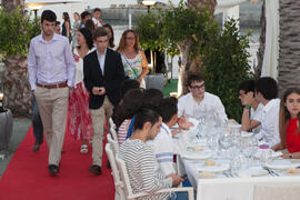Cena de gala en el restaurante El Palmeral. Olimpiada Española de Economía, Fase Nacional. Puerto de Málaga Muelle 2 El Palmeral de las Sorpresas. Junio de 2015