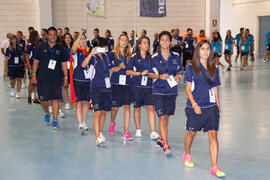 Ceremonia de apertura del IX Campeonato de Europa Universitario de Fútbol Sala. Antequera. Julio de 2013