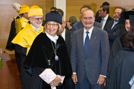 Imposición de la Medalla de Oro de la Universidad de Málaga a D. Antonio Díez de los Ríos. Rectorado. Junio de 2010