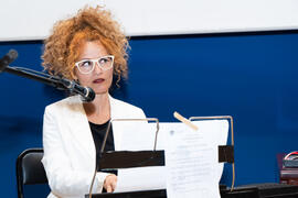 Actuación del grupo musical "Boleros Imperfectos". Graduación y clausura del curso del Aula de Mayores de la Universidad de Málaga. Paraninfo. Junio de 2019