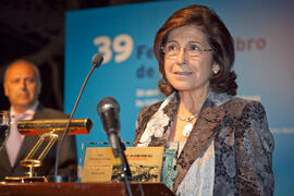 "La Noche del Libro", pregón inaugural de la 39ª Feria del Libro de Málaga. Jardín Botánico-Histórico "La Concepción". Abril de 2009