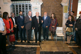 Inauguración de la placa conmemorativa de la Casa Natal de Eugenio Chicano. Málaga. Octubre de 2017
