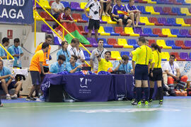 Partido Irán contra Bielorrusia. 14º Campeonato del Mundo Universitario de Fútbol Sala 2014 (FUTSAL). Antequera. Julio de 2014