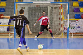 Partido de fútbol sala. Fases Finales de los Campeonatos de España Universitarios. Antequera. Abril de 2012