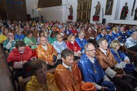 Asistentes a la Apertura del Curso Académico 2022/2023 de la Universidad de Sevilla y entrega de su medalla de oro a la Universidad de Málaga. Iglesia de la Anunciación, Sevilla. Septiembre de 2022
