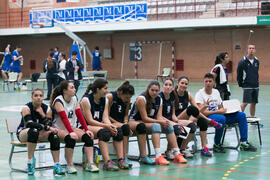 Partido femenino Universidad de Málaga - Universidad de A Coruña. Campeonato de España Universitario de Voleibol. Complejo Polideportivo Universitario. Abril de 2018