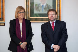 Toma de posesión de Juan José Hinojosa como Decano de la Facultad de Derecho. Facultad de Derecho. Enero de 2012