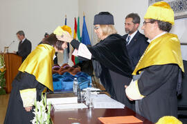 Investidura de nuevos doctores por la Universidad de Málaga. Paraninfo. Febrero de 2012