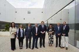 Autoridades. Inauguración la nueva Facultad de Psicología y Logopedia de la Universidad de Málaga. Campus de Teatinos. Octubre de 2022