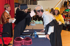 Investidura de nuevos doctores por la Universidad de Málaga. Salón de Actos de la Facultad de Derecho. Enero de 2013