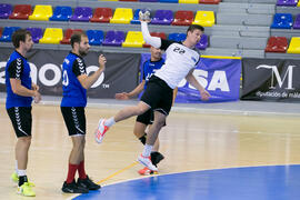 Partido Universidad de Frankfurt - Universidad Duisburg-Essen. Categoría masculina. Campeonato Europeo Universitario de Balonmano. Antequera. Julio de 2017
